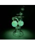 Reciclaje Bong - Glow In The Dark - Black Leaf