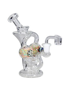 Recycle Bong - Glow In The Dark - Schwarzer Blatt