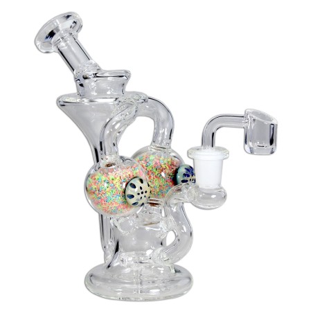 Recycle Bong - Glow In The Dark - Schwarzer Blatt