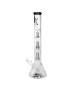 Beaker Icebong con Doppio Percolator a Ufo - Black Leaf