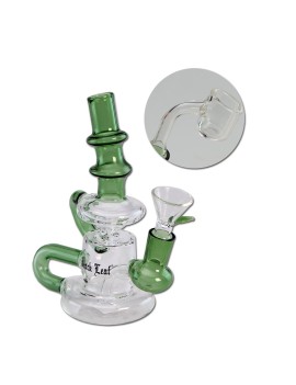 Recycler Bong per estratti e erbe - Black Leaf