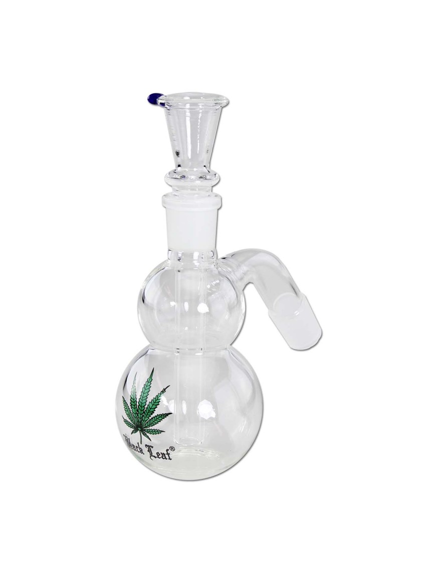 Ash Catcher Bombato Con Foglia Ø18 - Black Leaf