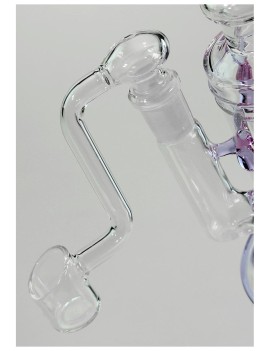 Bong für Extrakte mit Banger Diffusor "Inline" Purple