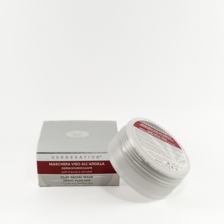 Maske Viso Argilla Dermopurifying - Verdesativa