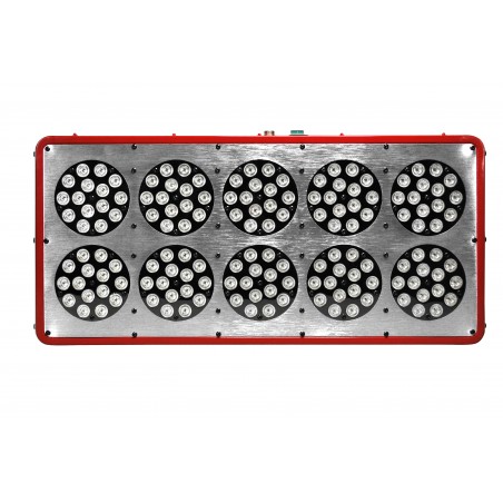 10 Led Growlux 480W (Consumo real 350W) Crecimiento + Floración - Ortoled