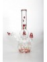 Ice Bong Glass - Mushroom rojo