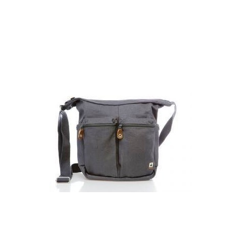 Bolso de hombro con 2 bolsillos externos - Pure