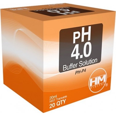 Solución de calibración del kit PH4 Buste 20ml - HM Digital