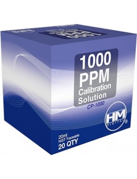 Solución de calibración del kit EC CP 1000 Envelopes 20ml - HM Digital