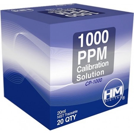 Solución de calibración del kit EC CP 1000 Envelopes 20ml - HM Digital