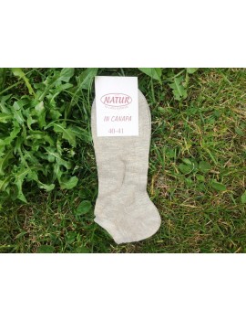 Socken Scarpina 95% Hanf 5% Baumwolle - Natur