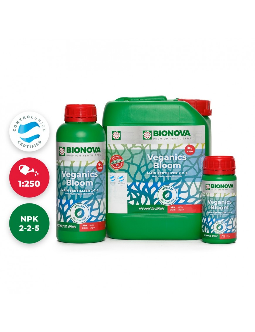 Vegan Fertilizer for Flowering NPK 2-2-5 - Bio Nova