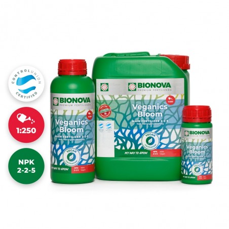 Fertilizante vegano para Floración NPK 2-2-5 - Bio Nova