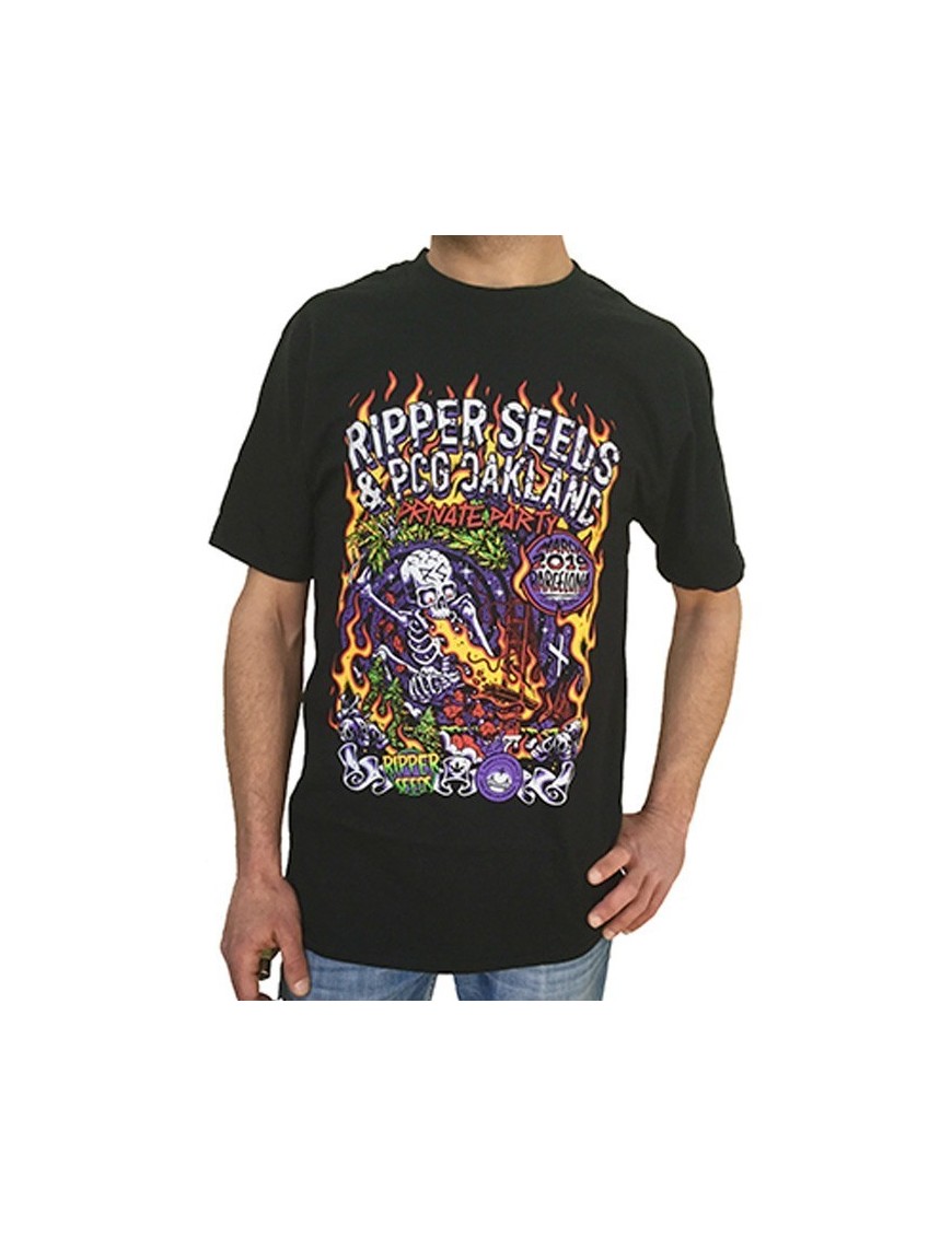 T-Shirt Purple City Genetics Party - Ripper Seeds