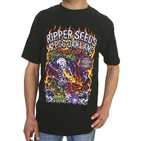 T-Shirt Purple City Genetics Party - Ripper Seeds