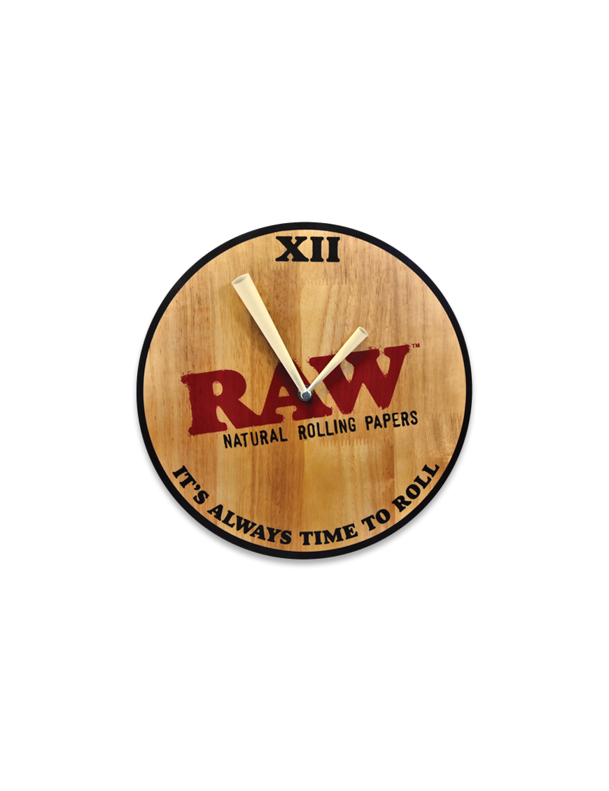 Reloj de pared Wooden - Raw