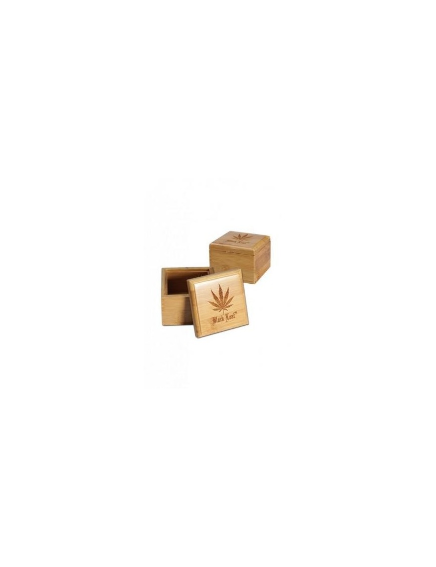 Storage Box Bamboo - Black Leaf