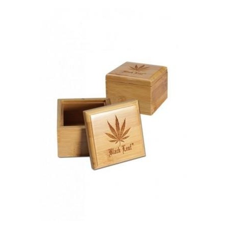 Storage Box Bamboo - Black Leaf