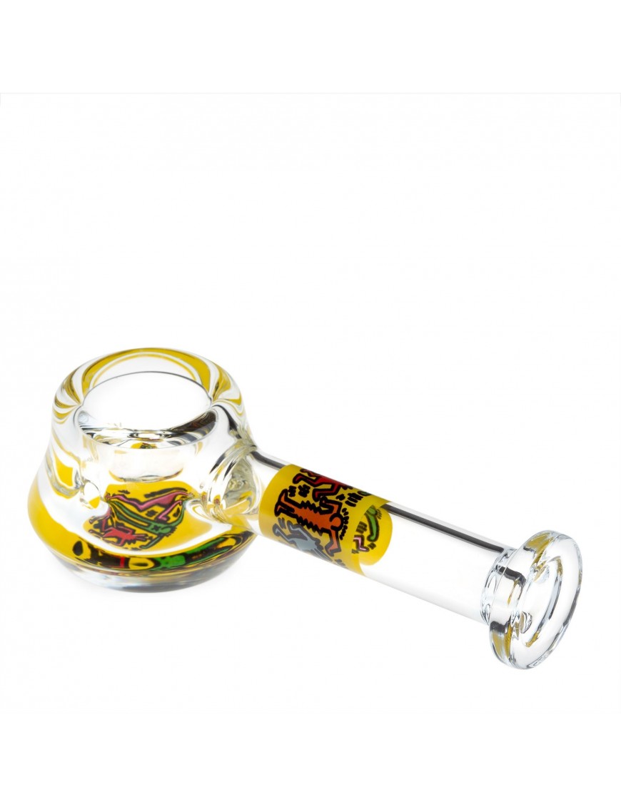 Spoon Glass Pipe - Keith Haring