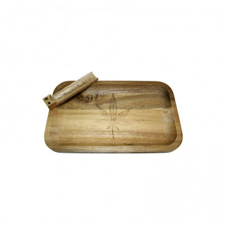 Rolling Tray Large Wood - Amsterdam