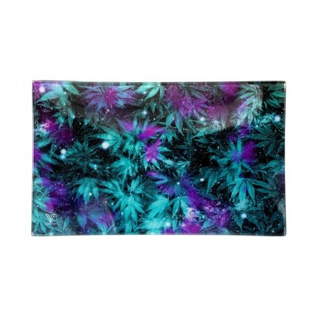 Glass Rolling Tray Galaxy L- V Syndicate