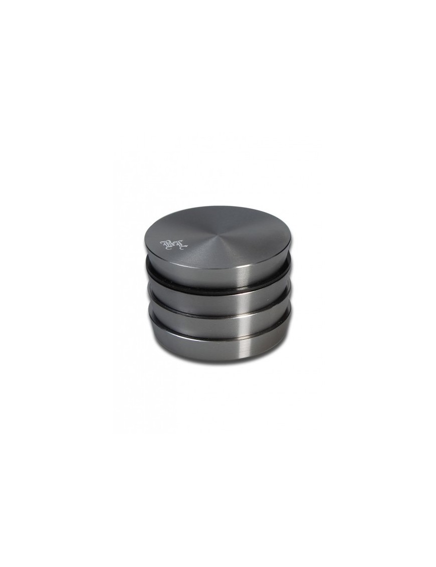 Aluminium Grinder - Black Leaf