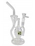 Glass Bong Recycle Diffuser - Black Leaf