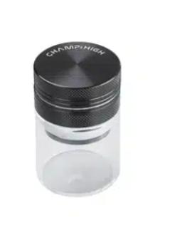 Champ High - Aluminum Grinder with Glass Container