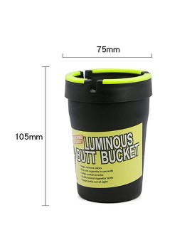 Auto Ashtray - Luminous Butt Bucket Glow-In-The-Dark