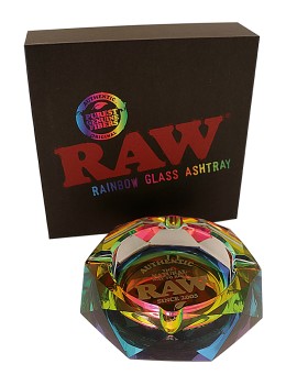 Cristal Ashtray 'Rainbow' -...