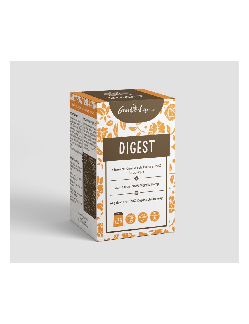 Digest Hemp Infusion – 25 Beutel – Green Life Labs